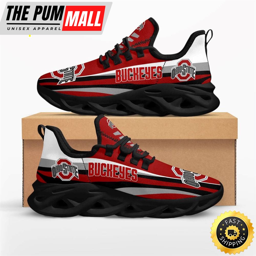NCAA Ohio State Buckeyes Max Soul Running Shoes