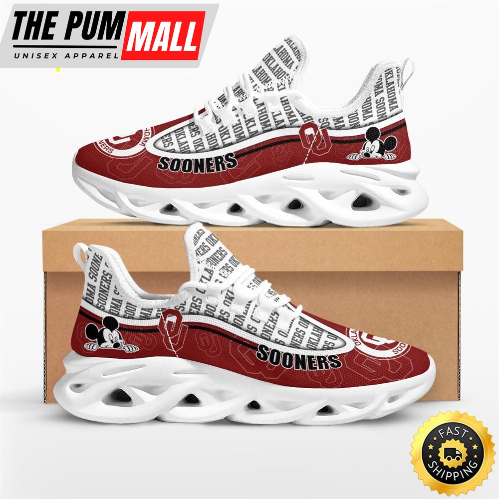 NCAA Oklahoma Sooners Mickey Mouse Max Soul Shoes