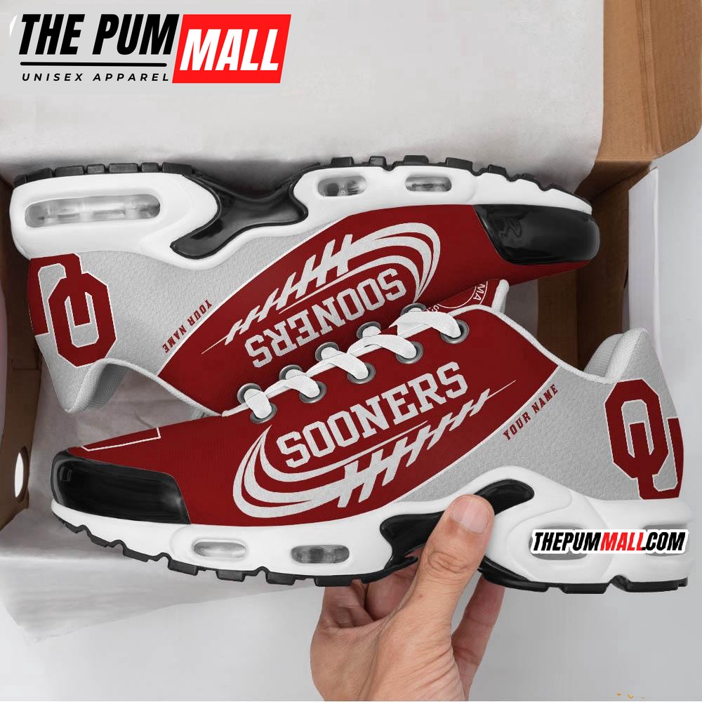 NCAA Oklahoma Sooners Sport Team Custom Air Max Plus Shoes