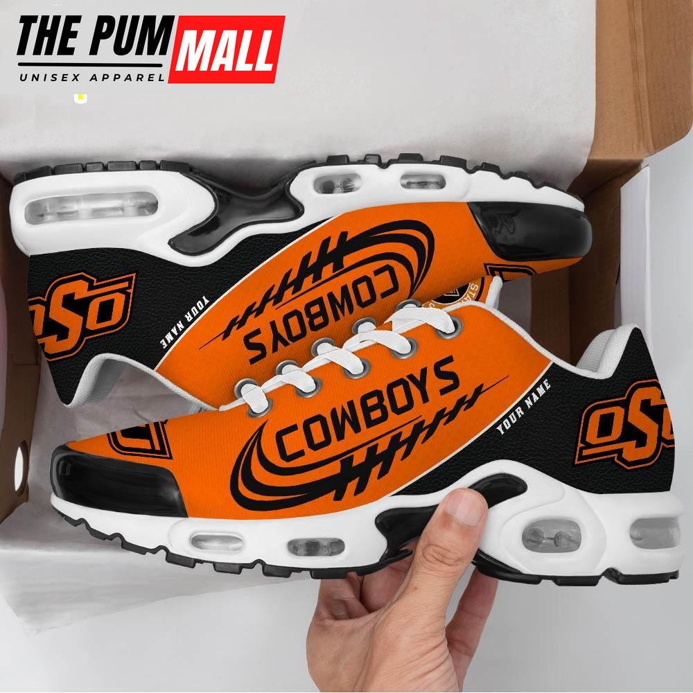 NCAA Oklahoma State Cowboys Football Custom Sport Max Plus Shoes