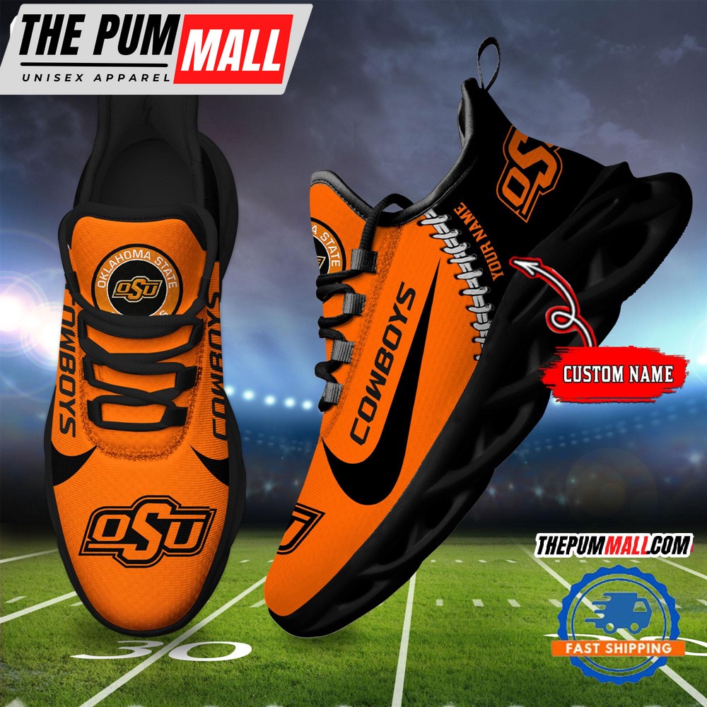 NCAA Oklahoma State Cowboys New Season Design Max Soul Shoes Sport Sneaker