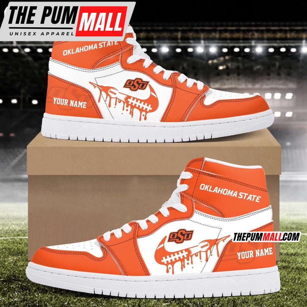 NCAA Oklahoma State Cowboys Sport Team Personalized Air Jd 1 Hightop Shoes