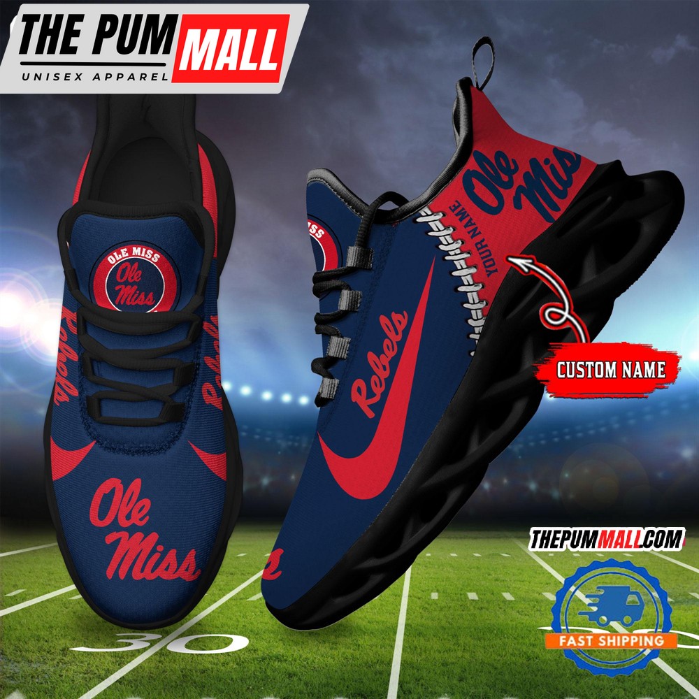 NCAA Ole Miss Rebels New Season Design Max Soul Shoes Sport Sneaker