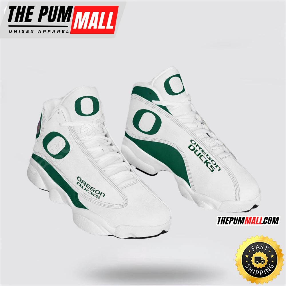 NCAA Oregon Ducks Air Jd 13 Printed Logo JD 13