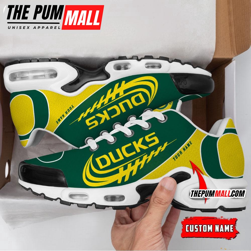 NCAA Oregon Ducks Sport Team Custom Air Max Plus Shoes