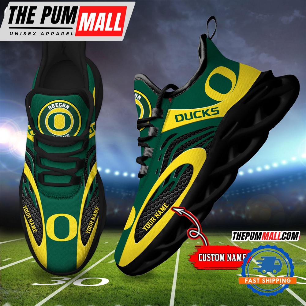 NCAA Oregon Ducks Sport Team New Design Max Soul Shoes Sneaker