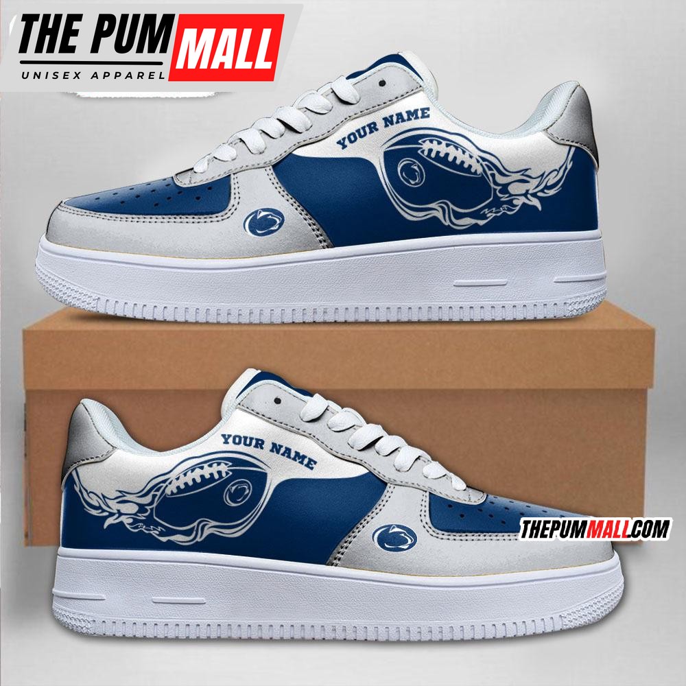 NCAA Penn State Nittany Lions Sporty Air Force 1 Shoes Sneaker