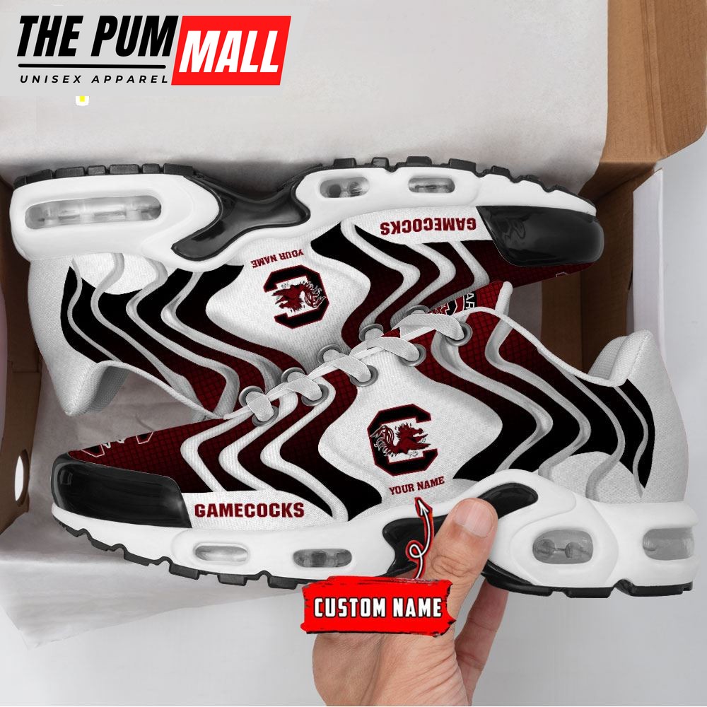 NCAA South Carolina Gamecocks Football Custom Sport Max Plus Shoes