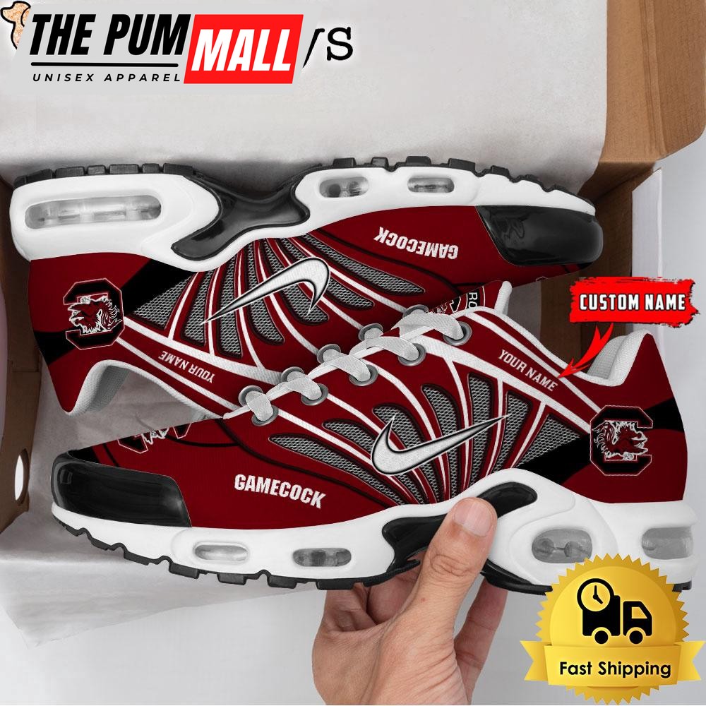 NCAA South Carolina Gamecocks Sport Football Logo Custom Air Max Plus Shoes