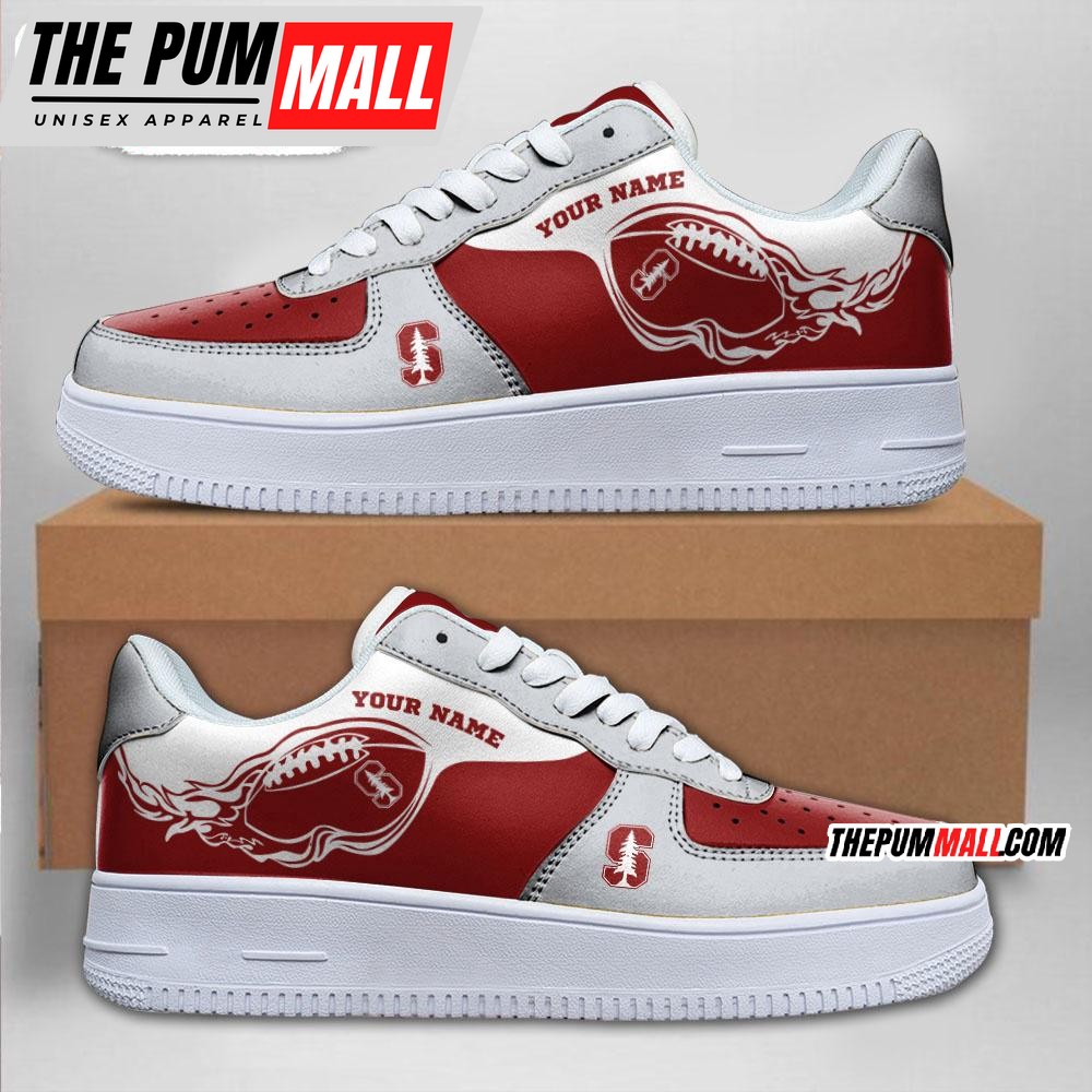 NCAA Stanford Cardinal Sporty Air Force 1 Shoes Sneaker