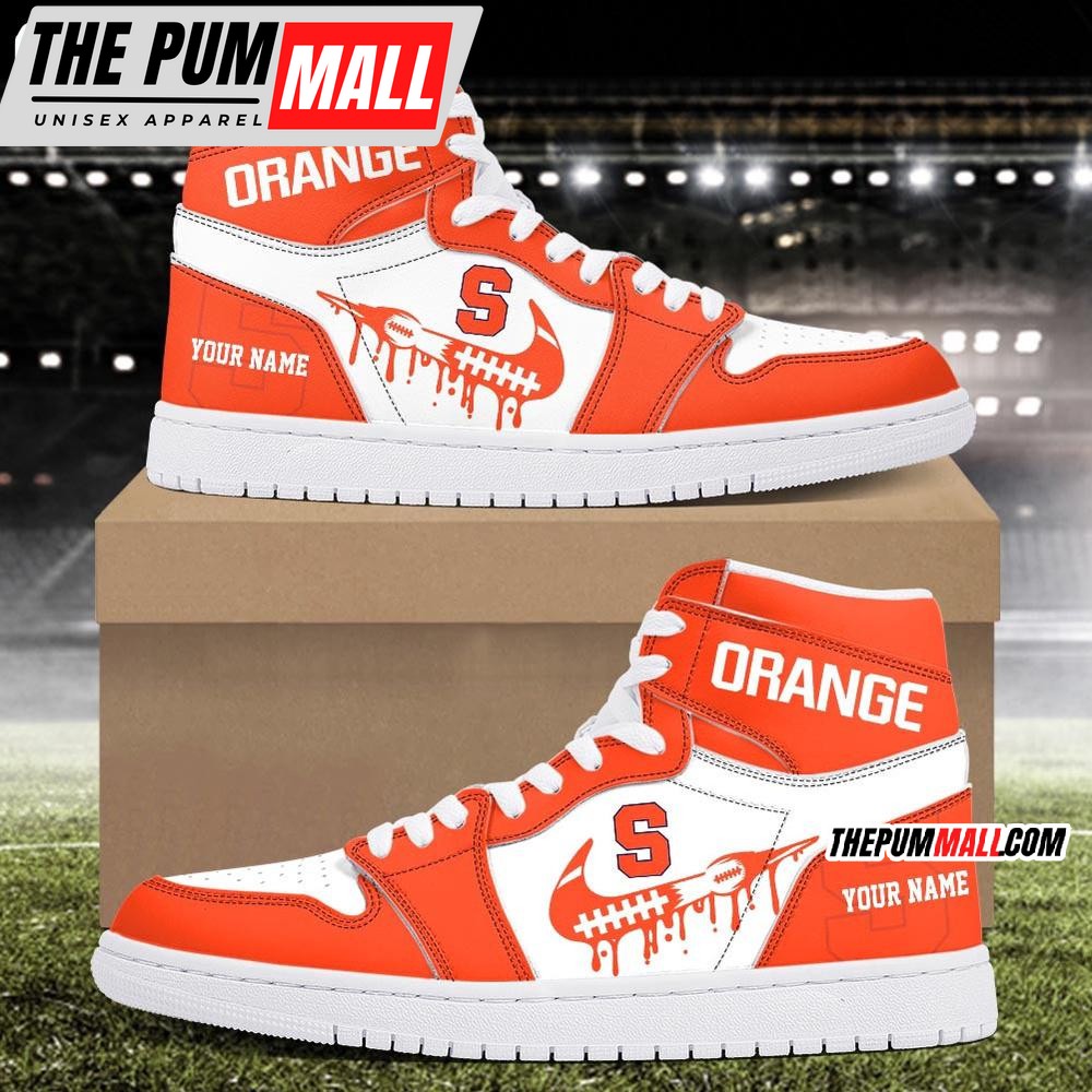 NCAA Syracuse Orange Sport Team Personalized Air Jd 1 Hightop Shoes
