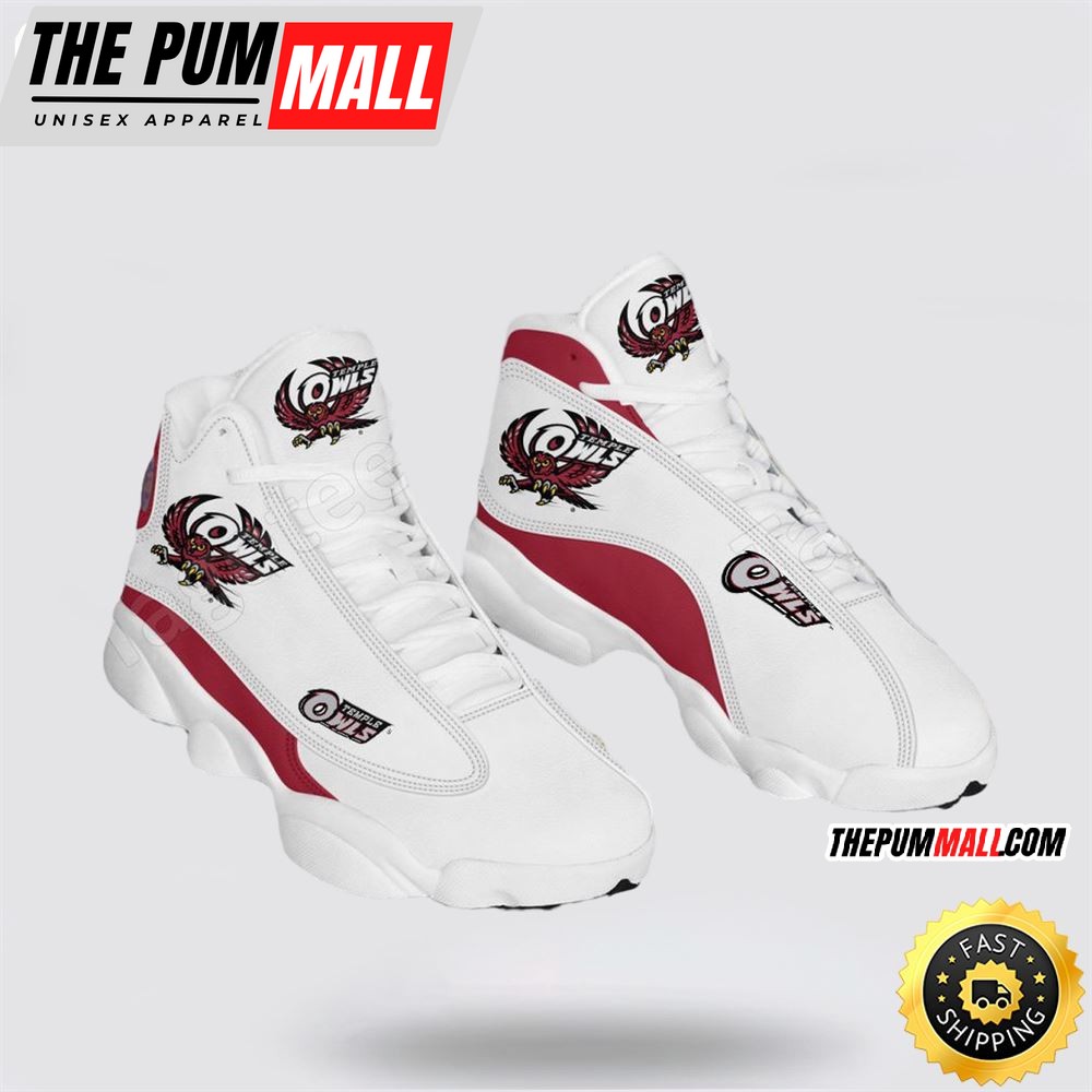 NCAA Temple Owls Air Jd 13 Printed Logo JD 13