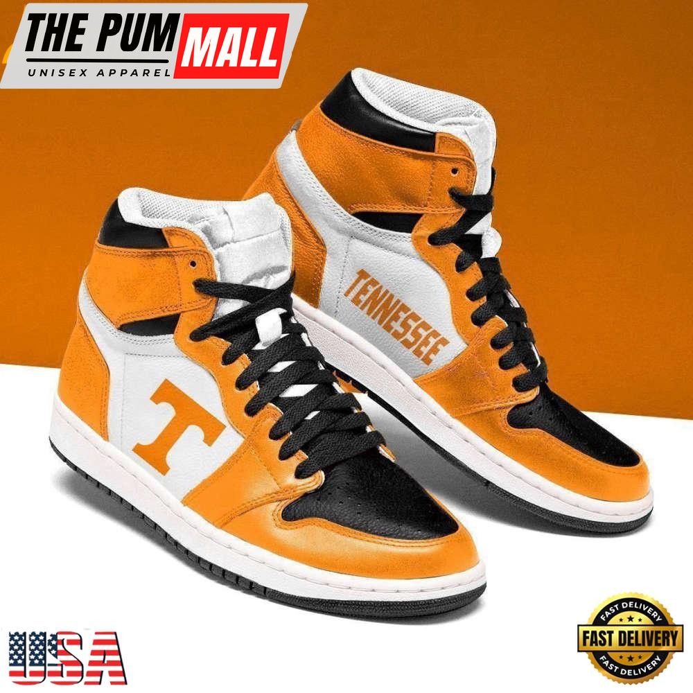 NCAA Tennessee Volunteers Orange White Air Jd 1 High Sneakers For Men Women