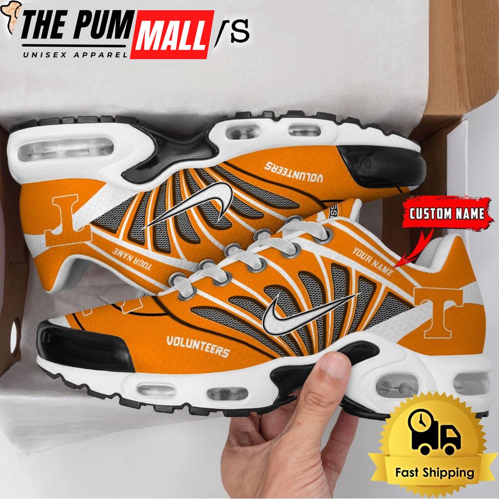 NCAA Tennessee Volunteers Sport Football Logo Custom Air Max Plus Shoes