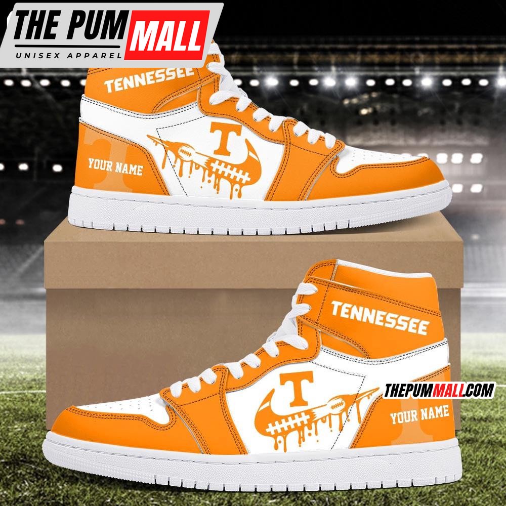 NCAA Tennessee Volunteers Sport Team Personalized Air Jd 1 Hightop Shoes
