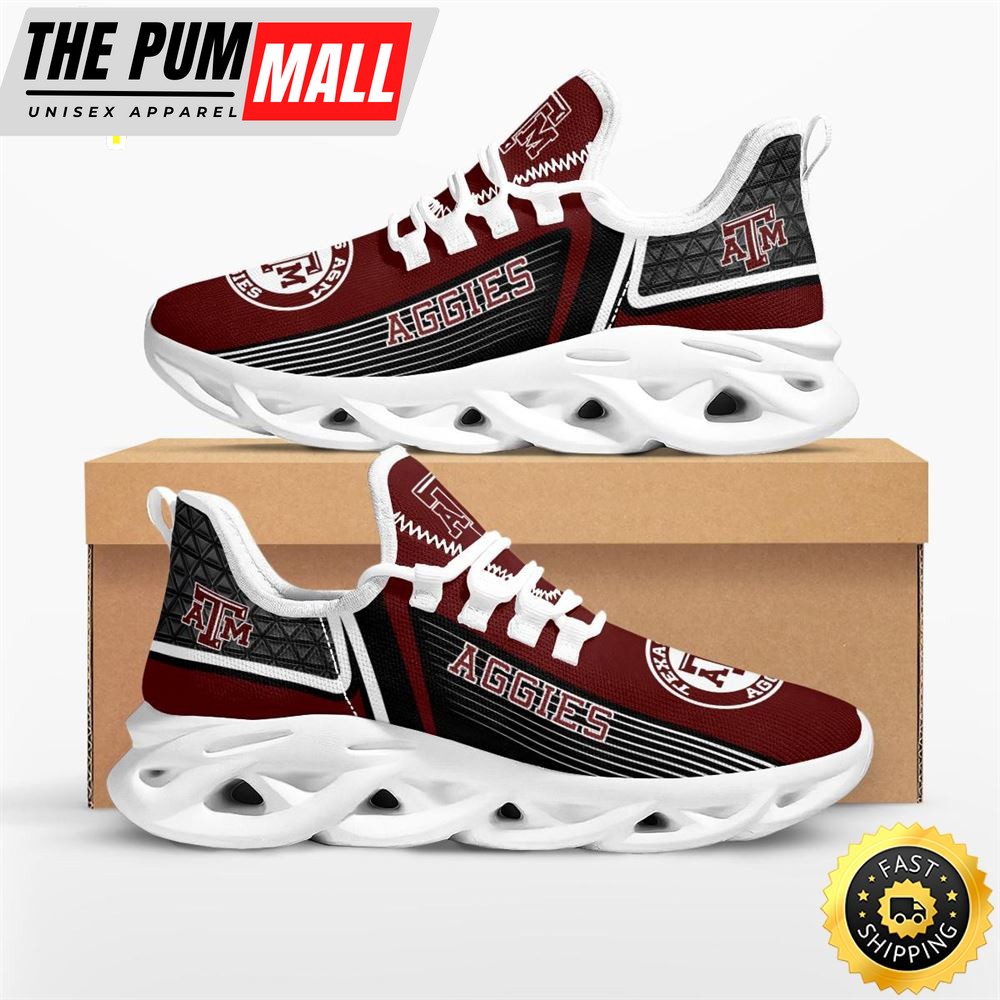 NCAA Texas A&M Aggies #1 Fan M Soul Shoes Limited Edition