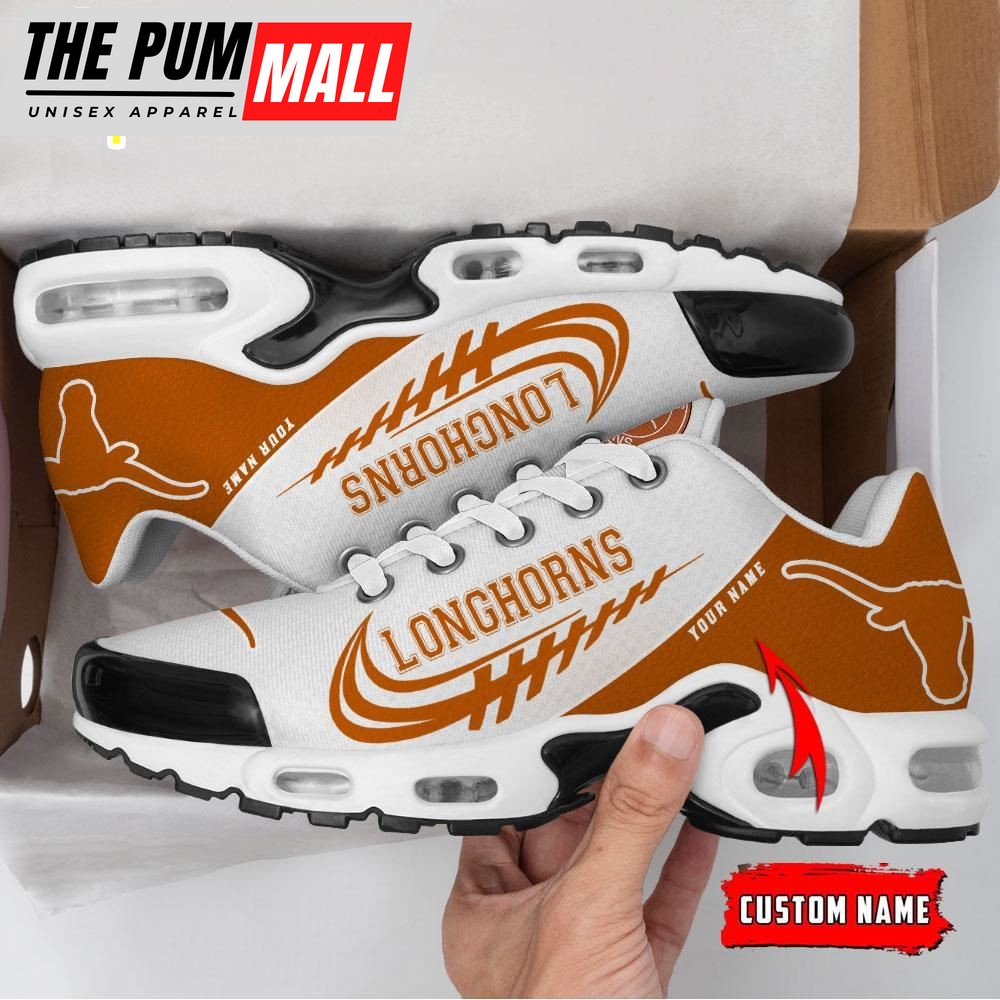NCAA Texas Longhorns Football Custom Sport Max Plus Shoes
