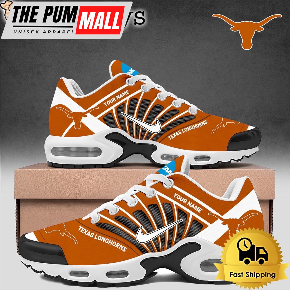 NCAA Texas Longhorns Football Limited Edition Custom Air Max Plus Shoes