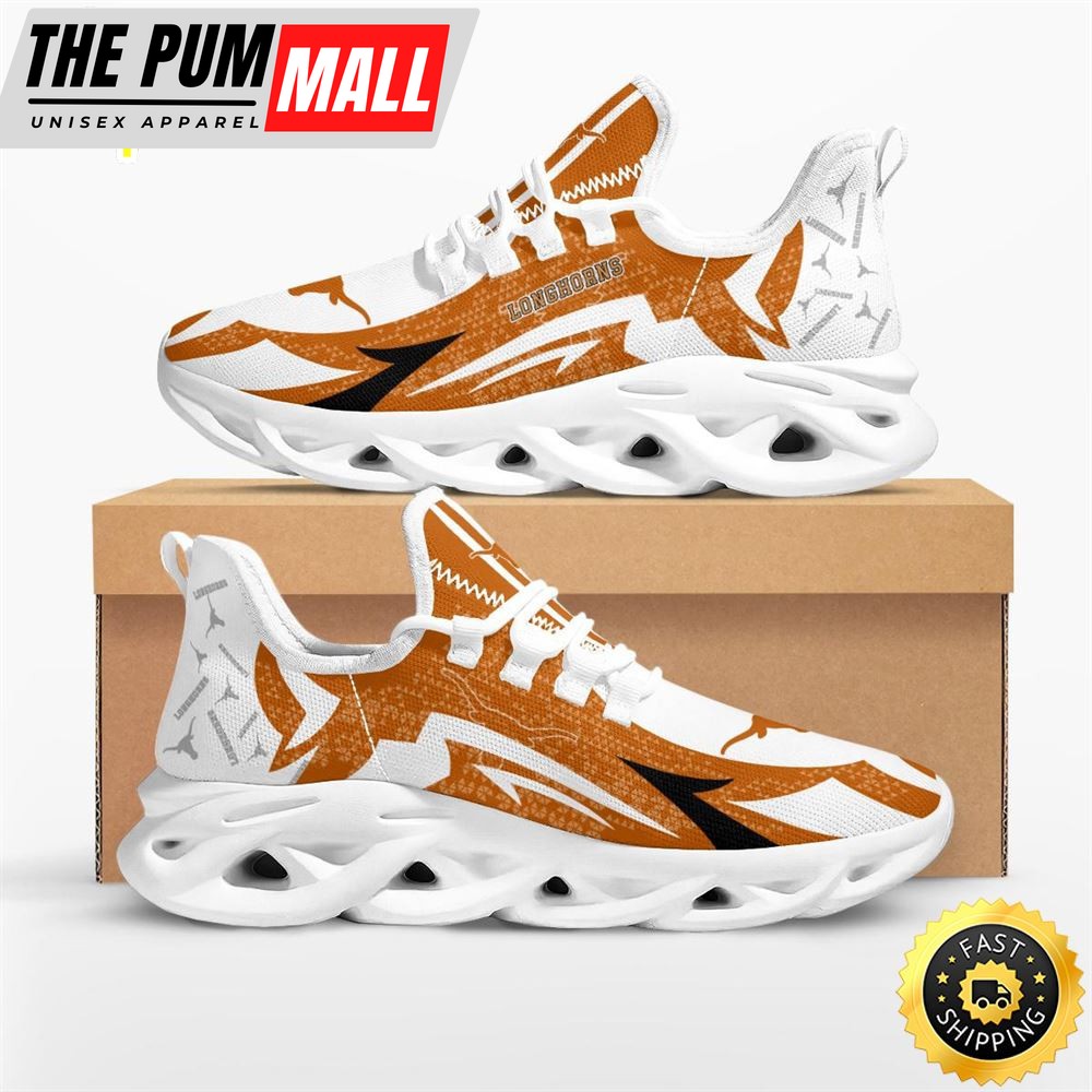 NCAA Texas Longhorns Symbol Geometric Pattern Max Soul Shoes