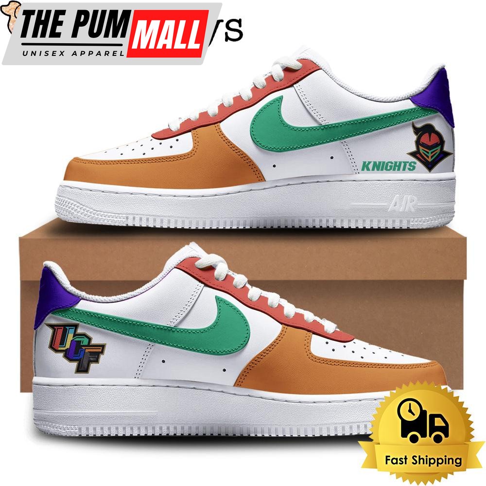 NCAA UCF Knight Orlando Limited Edition Air Force 1 Shoes