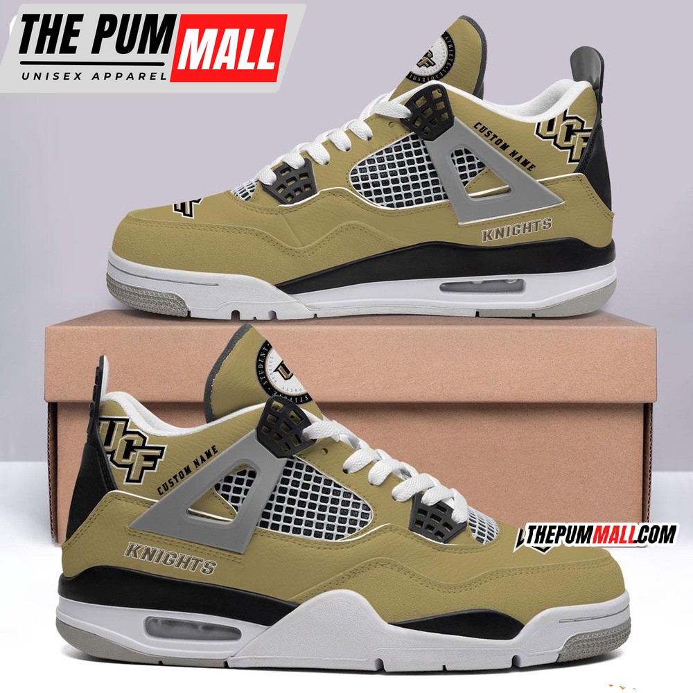 NCAA UCF Knights Sport Team Air Jd 4 Shoes, Personalized AJ4 Sneaker
