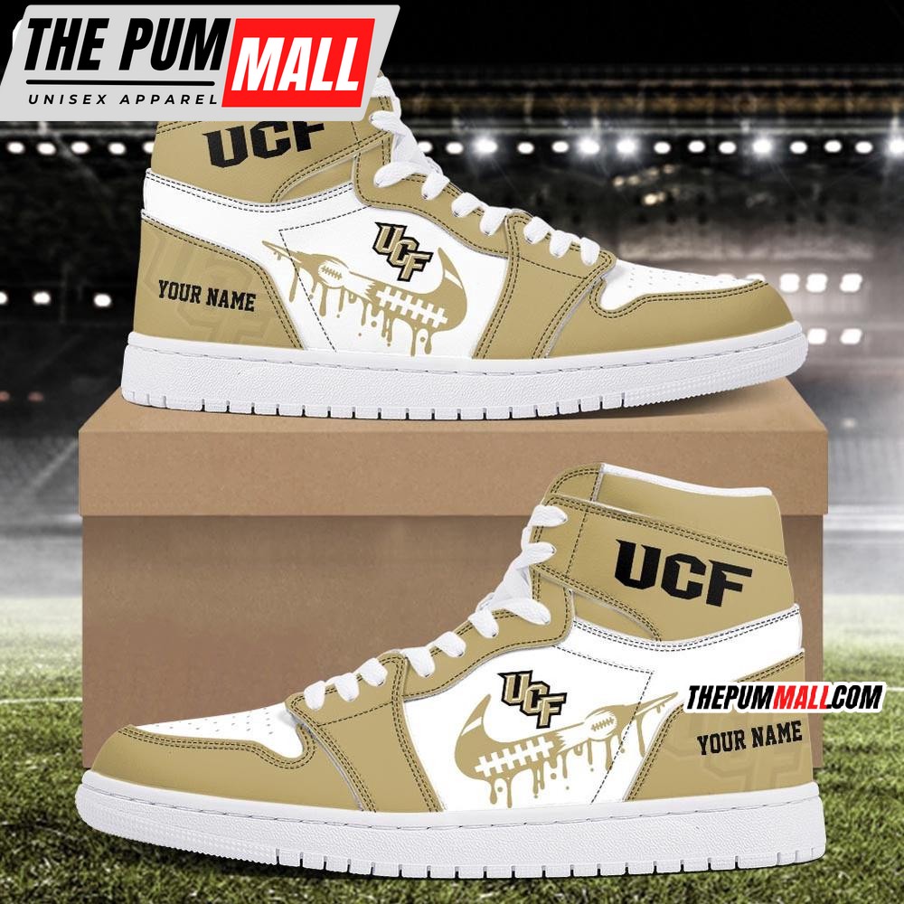 NCAA UCF Knights Sport Team Personalized Air Jd 1 Hightop Shoes