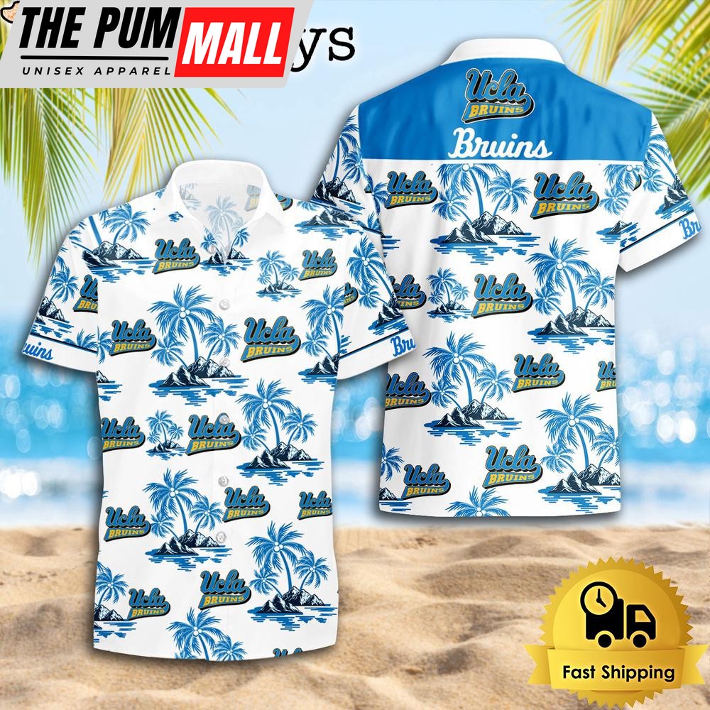 NCAA UCLA Bruins Coconut Island Logo Hawaiian Shirts