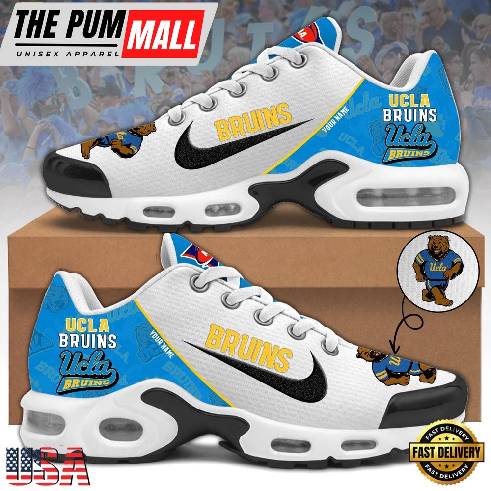 NCAA Ucla Bruins Football Mascot Symbol Custom Name New Design Air Max Plus Shoes