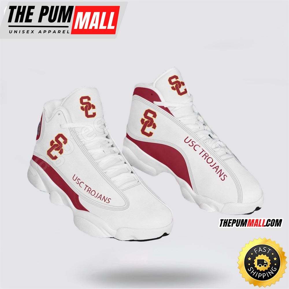 NCAA USC Trojans Air Jd 13 Printed Logo JD 13