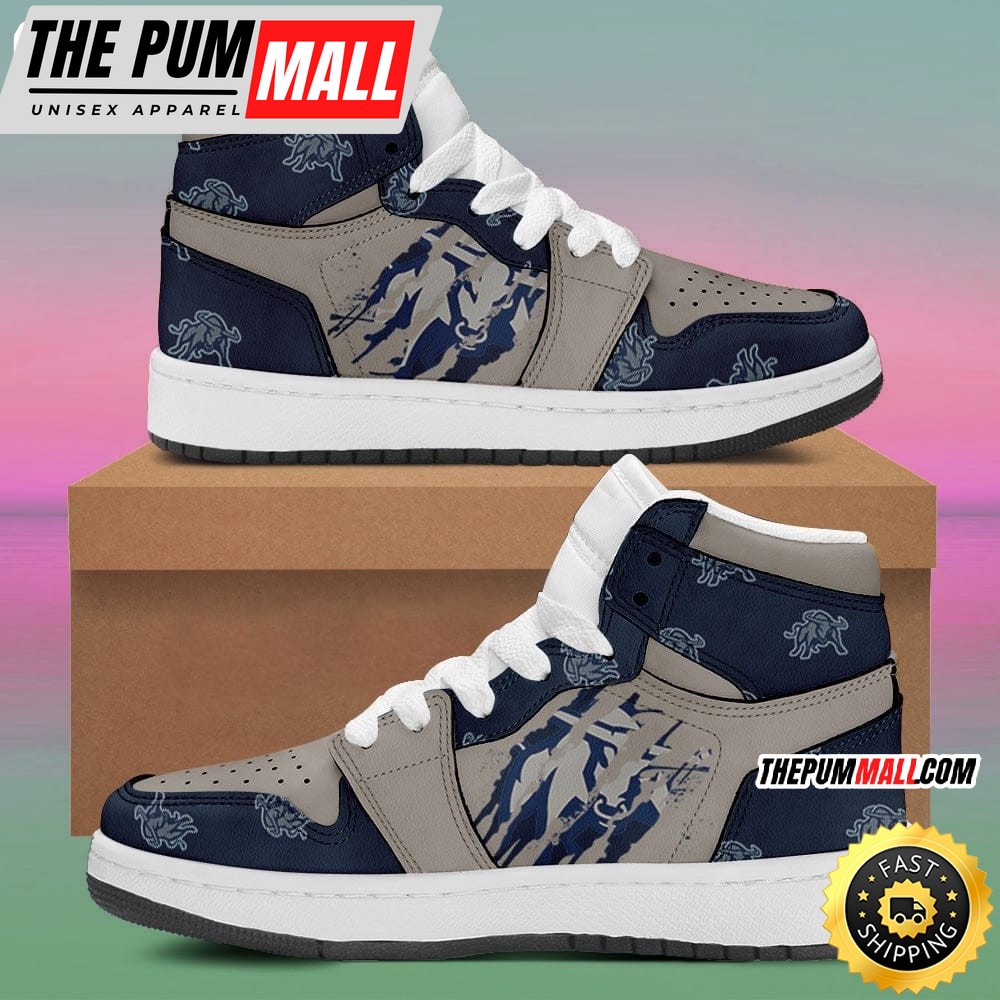 NCAA Utah State Aggies Logo Air Jd 1 High Sneakers