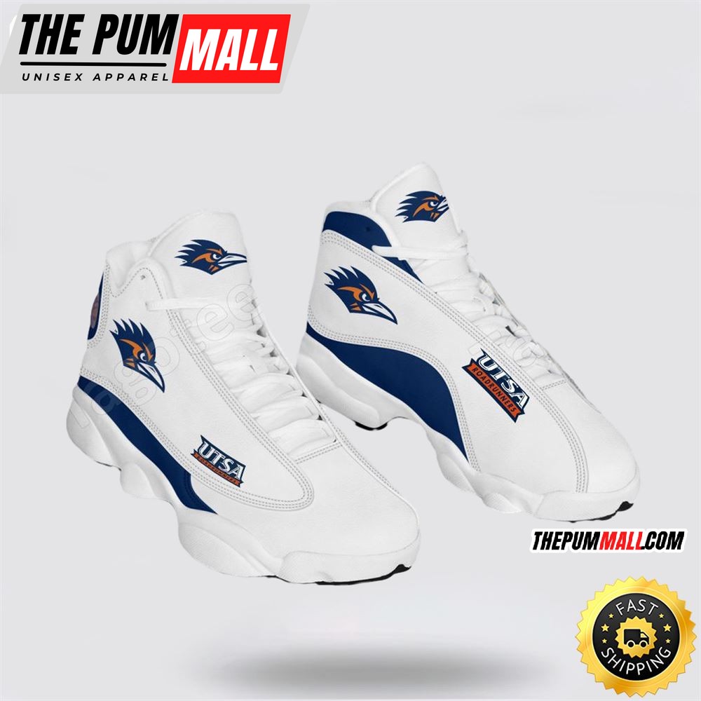 NCAA UTSA Roadrunners Air Jd 13 Printed Logo JD 13