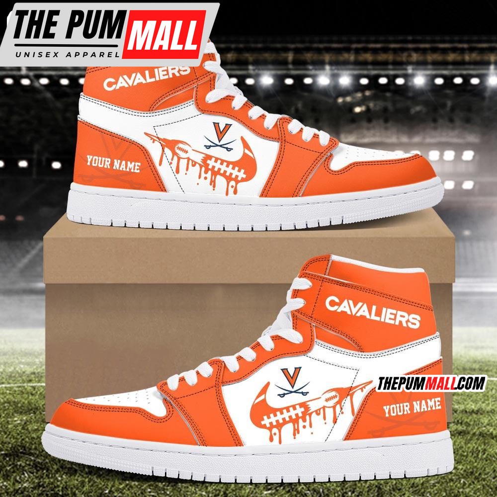 NCAA Virginia Cavaliers Sport Team Personalized Air Jd 1 Hightop Shoes