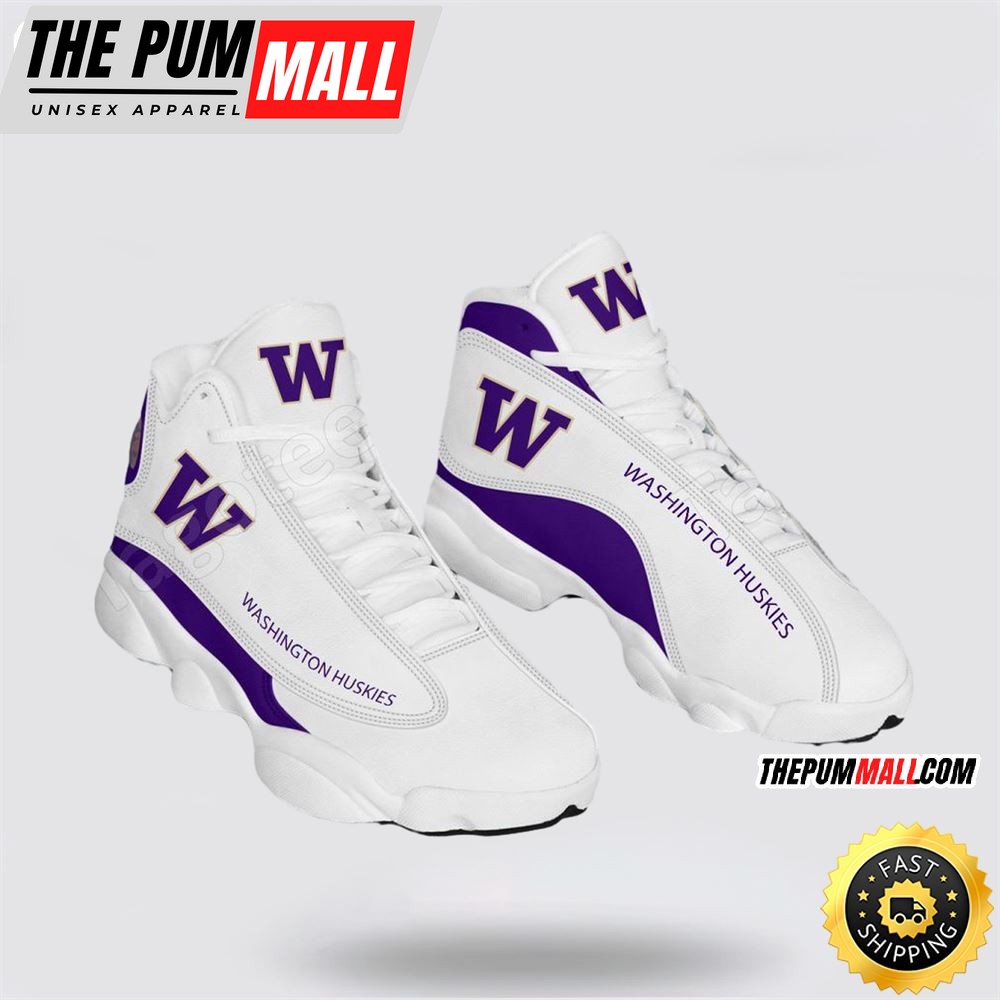 NCAA Washington Huskies Air Jd 13 Printed Logo JD 13
