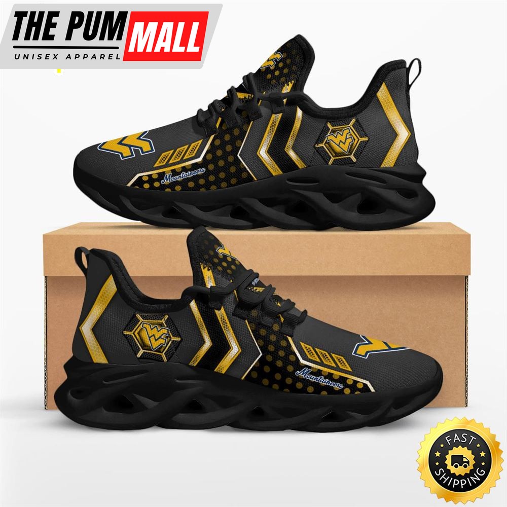 NCAA West Virginia Mountaineers Pro Standard Max Soul Shoes