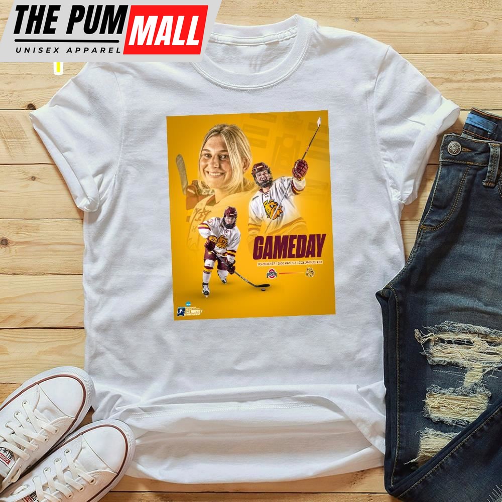 NCAA Womens Hockey National Champions 2025 Poster White T-shirt