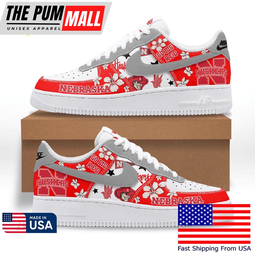 Nebraska Cornhuskers Cowboy Go Big Red Air Force 1 Shoes