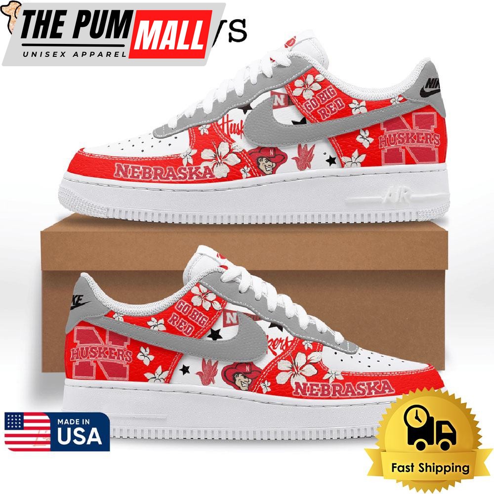 Nebraska Cornhuskers Cowboy Go Big Red Air Force 1 Shoes