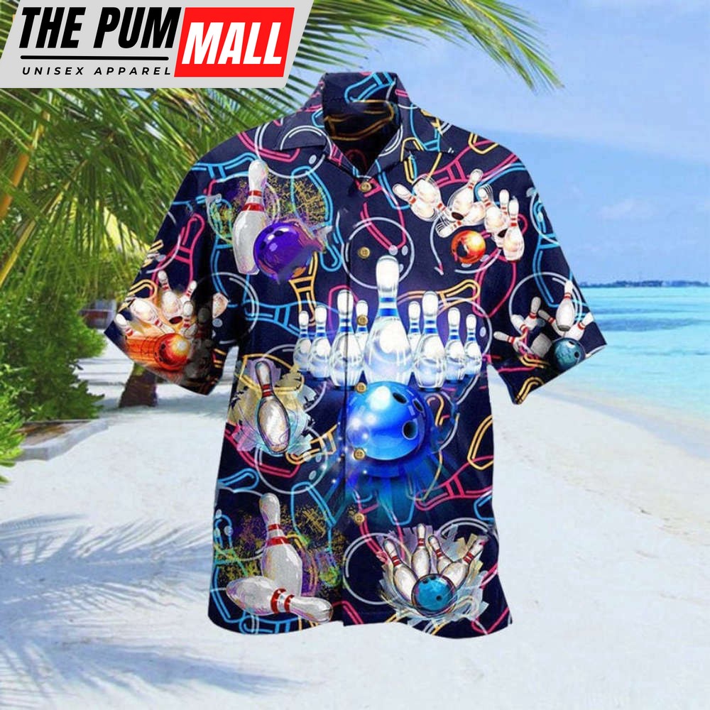 Neon Bowling Hawaiian Shirt: Unleash Good Times with Vibrant Style