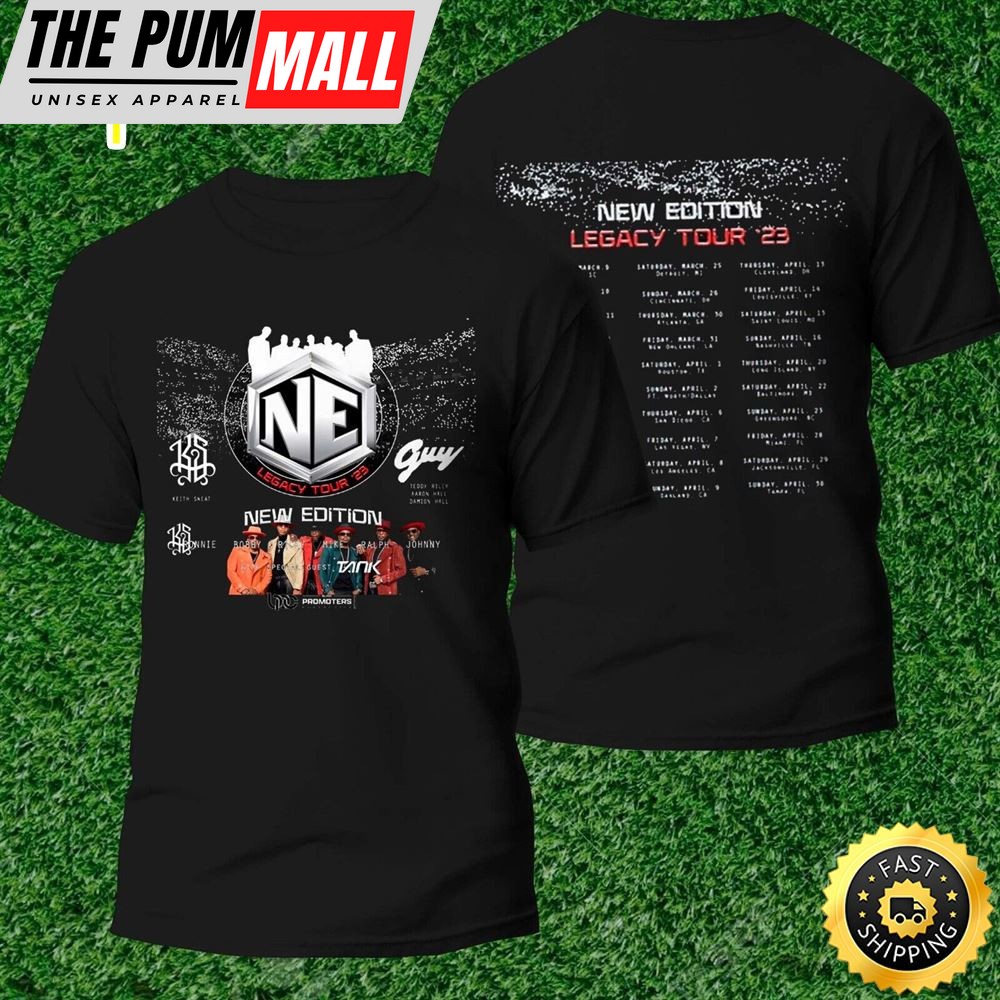 New Edition Legacy Tour 2023 New Edition Concert 2023 Shirt