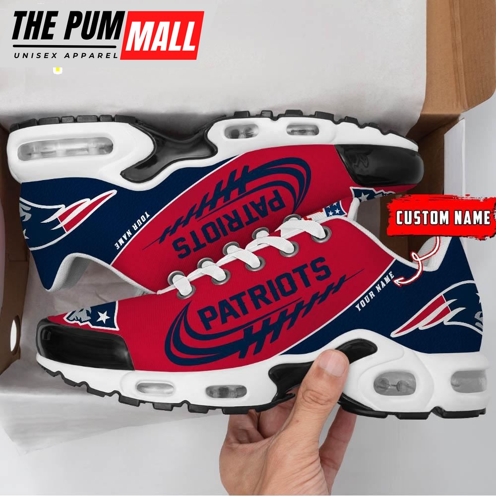 New England Patriots Football Custom NFL Sport Max Plus Shoes