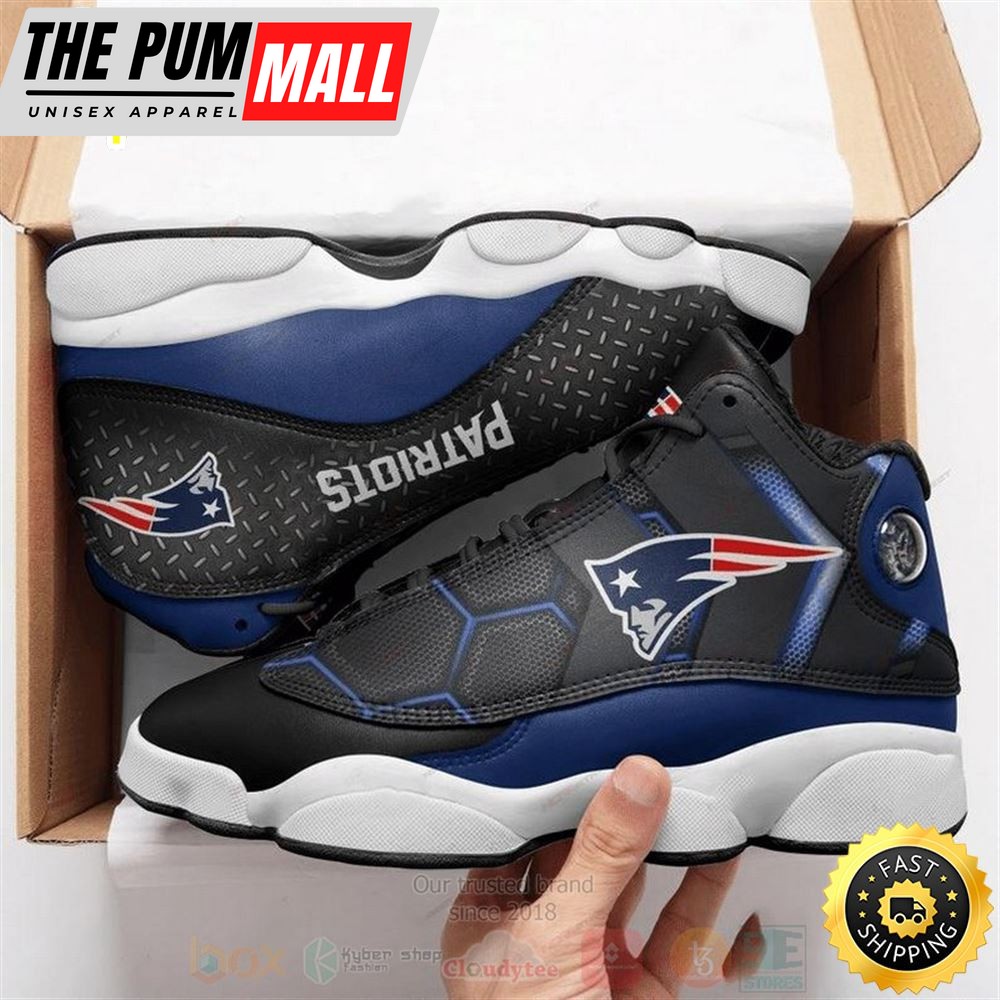 New England Patriots Football Nfl Air Jd 13 Shoes