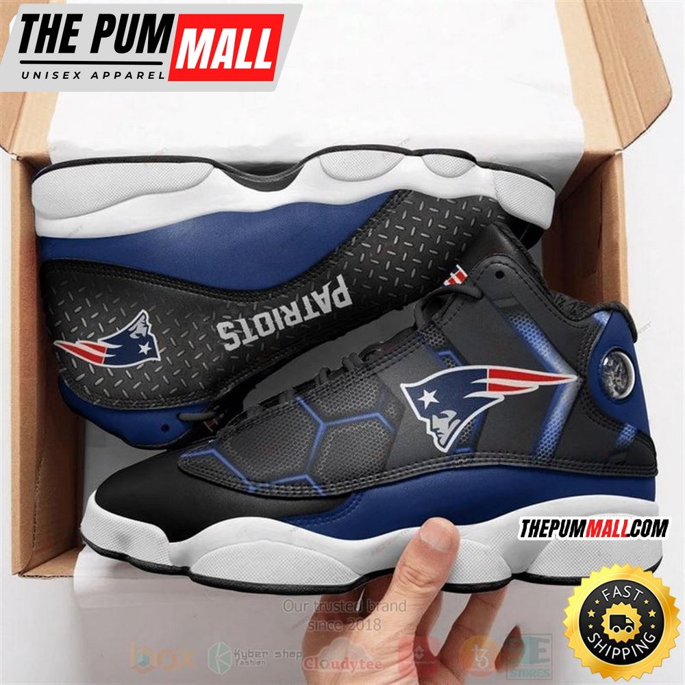 New England Patriots Football Nfl Air Jd 13 Shoes