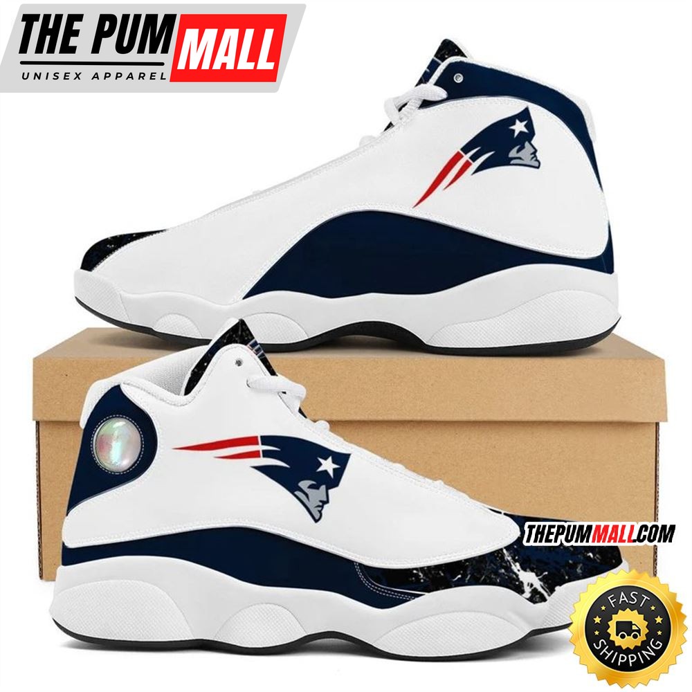 New England Patriots Nfl Air Jd 13 Shoes