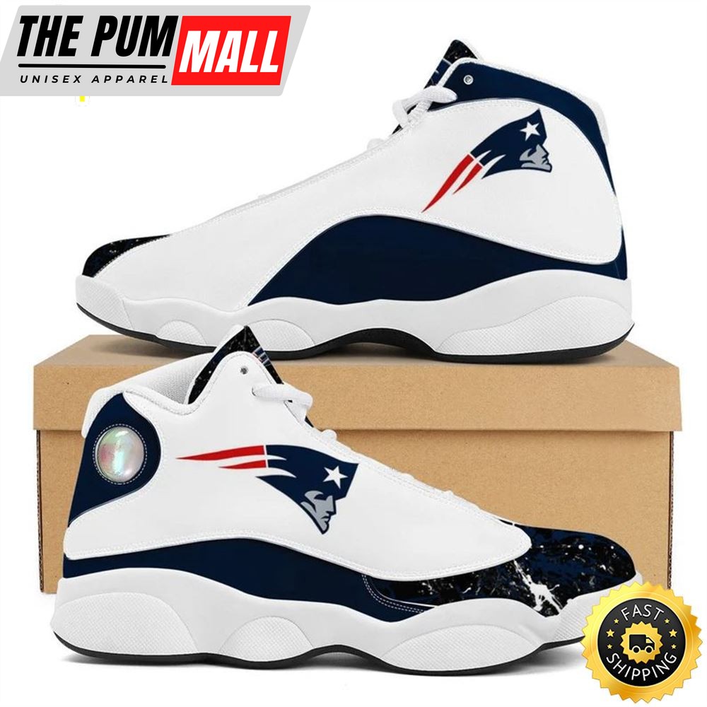 New England Patriots Nfl Air Jd 13 Shoes