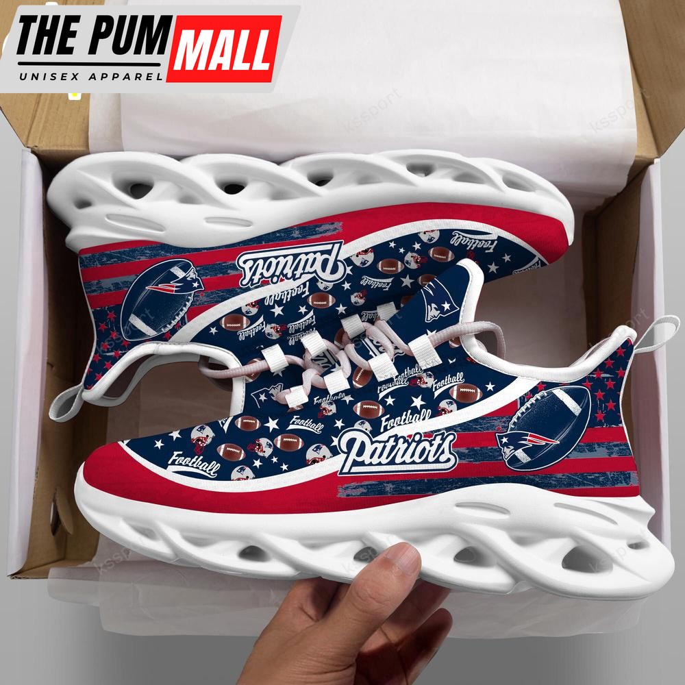New England Patriots NFL Clunky Sport Max Soul Shoes New Design For Fans