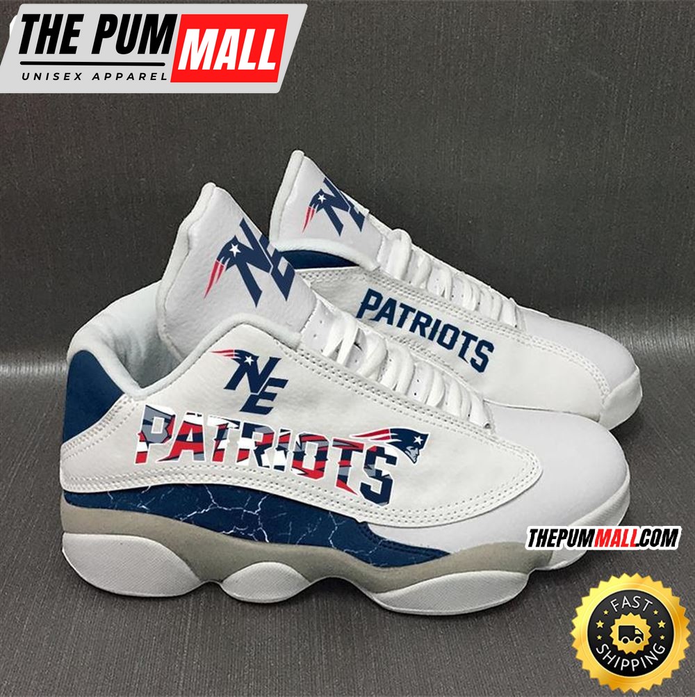 New England Patriots Nfl Ver 1 Air Jd 13 Sneaker