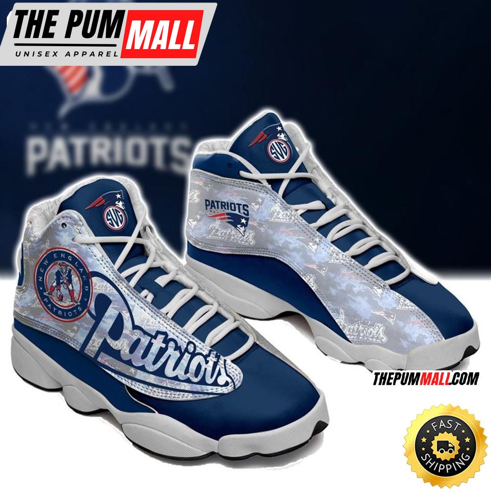New England Patriots Nfl Ver 2 Air Jd 13 Sneaker