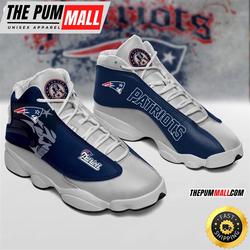 New England Patriots Nfl Ver 3 Air Jd 13 Sneaker