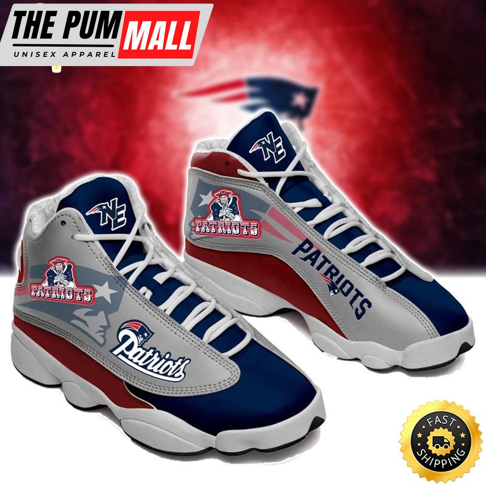 New England Patriots Nfl Ver 4 Air Jd 13 Sneaker