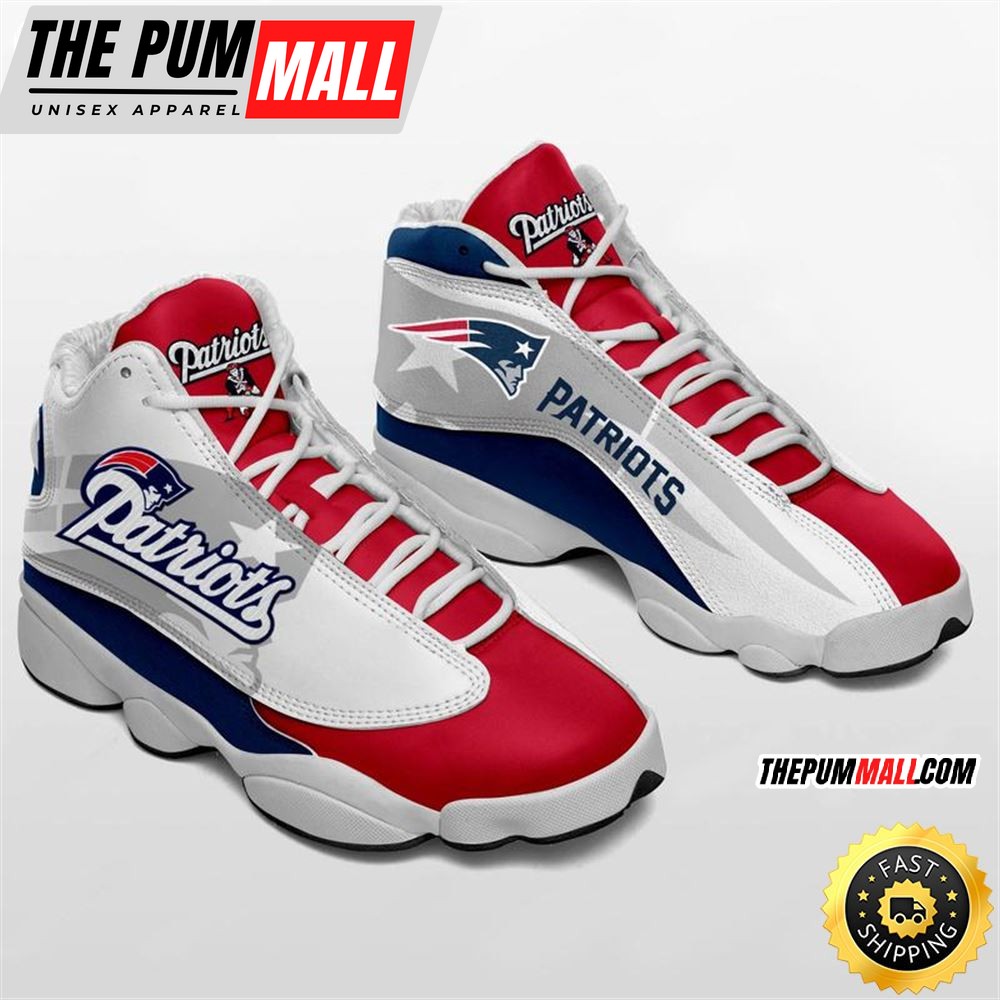 New England Patriots Nfl Ver 6 Air Jd 13 Sneaker